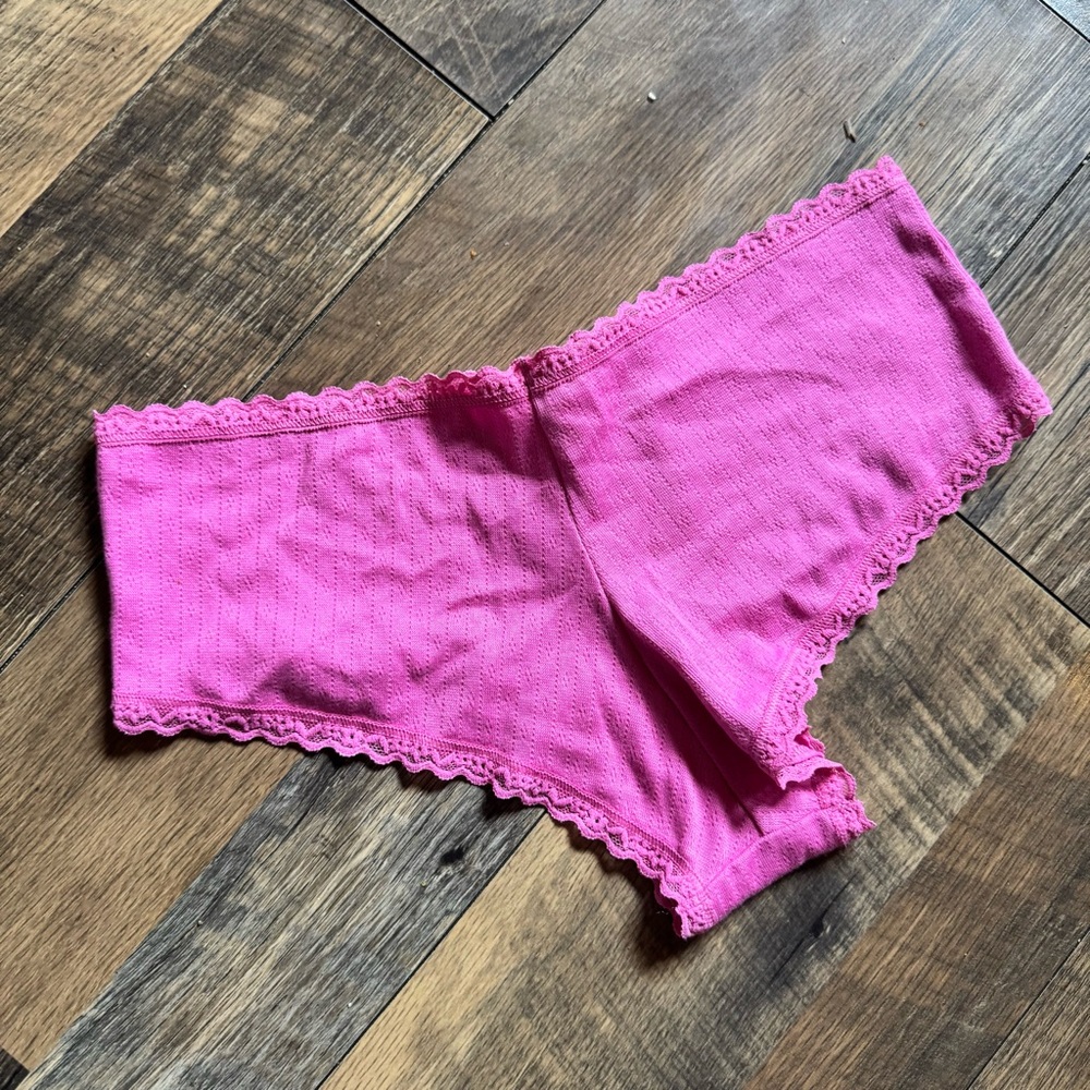 Victoria's Secret Pink Cotton Stretch Boyshorts